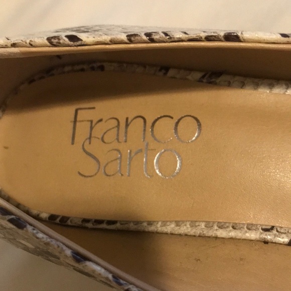 Fabulous low heels worn once, with box, Franco Sarto - Picture 6 of 8